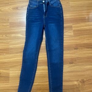 SHEIN Deep Indigo Women's Skinny Jeans